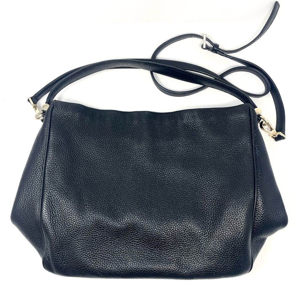 Kate Spade New York Michaela Chester Street Crossbody Tote Bag in Black Leather - Picture 6 of 13